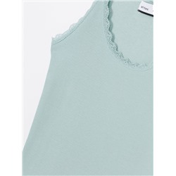 PACK DE 2 CAMISETAS DE TIRANTES CON ENCAJE