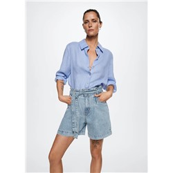 Short vaquero paperbag  -  Mujer | MANGO OUTLET Melilla