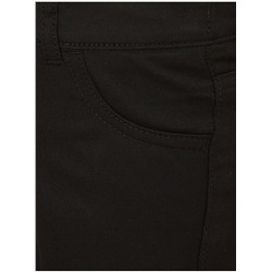 Boys Black Skinny Leg Jean Style Trousers 2 Pack