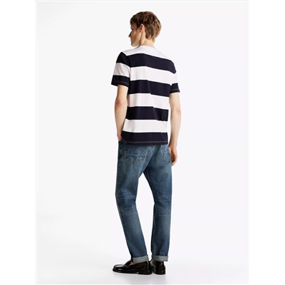 Hilfiger Box Logo Stripe T-Shirt