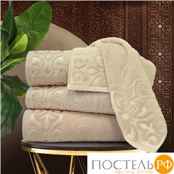 Велюровое полотенце 70х135 см Eleganta Aphrodite 500 г/м2, светло-бежевый