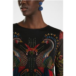 Camiseta avolantada pavos reales