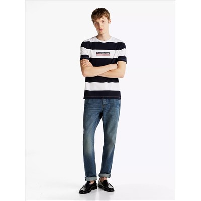 Hilfiger Box Logo Stripe T-Shirt
