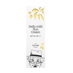 VILLAGE 11 FACTORY Daily mild Sun Cream SPF50+ PA++++ Солнцезащитный крем для ежедневного применения 50мл