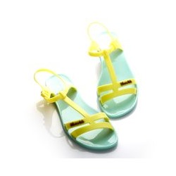 Сандалии Zhoelala Сhic (мятный голубой+желтый)/ Zhoelala Сhic (mint blue+yellow)