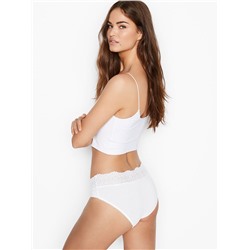 VICTORIA'S SECRET Stretch Cotton Lace-waist Hiphugger Panty