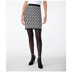 MONOGRAM LOGO MINI SKIRT