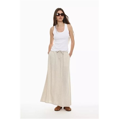 Rustic midi skirt
