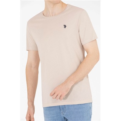 Erkek Taş Basic Bisiklet Yaka Tişört