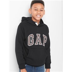 Logo fleece hoodie