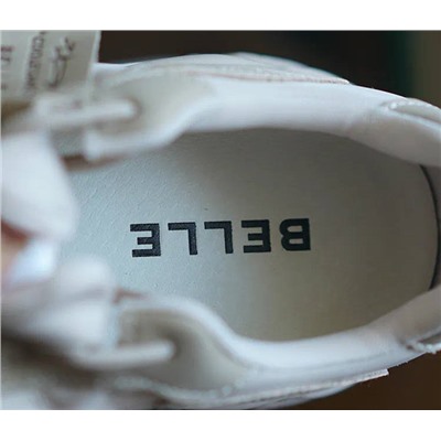 Belle  👟оригинал! Распродажа с фабрики, количество ограничено⚡️ Женские кроссовки на высокой подошве, сшиты из свиной кожи, комбинированной тканями. Цена на оф сайте выше 8000р