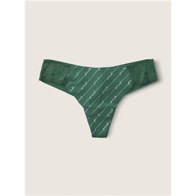 PINK NO-SHOW THONG UNDERWEAR