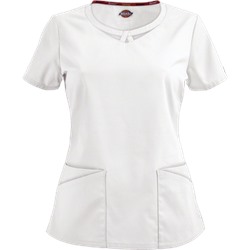Dickies EDS Signature Scrubs Peek-A-Boo Contemporary Fit Top