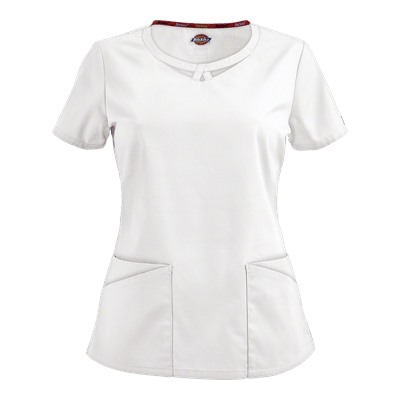 Dickies EDS Signature Scrubs Peek-A-Boo Contemporary Fit Top