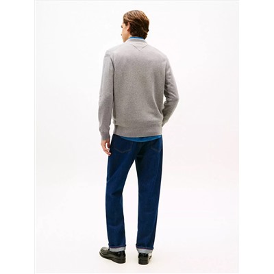 Cotton Zip Baseball Cardigan