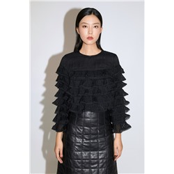 Blusa avolantada Negro