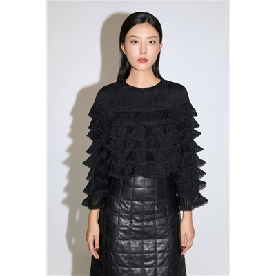 Blusa avolantada Negro