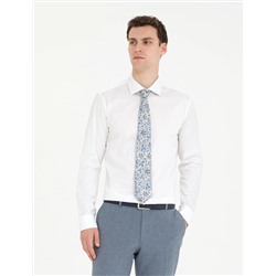Beyaz Ex. Slim Fit Uzun Kollu Klasik Gömlek