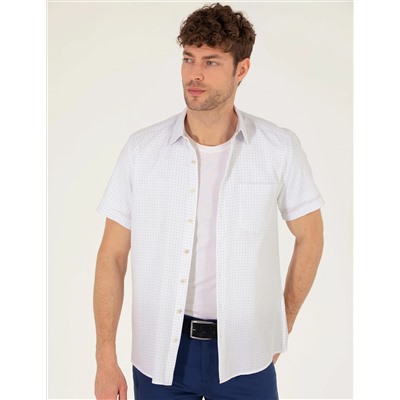 Mavi Regular Fit Kısa Kollu Gömlek