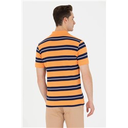 Erkek Turuncu Polo Yaka Tişört