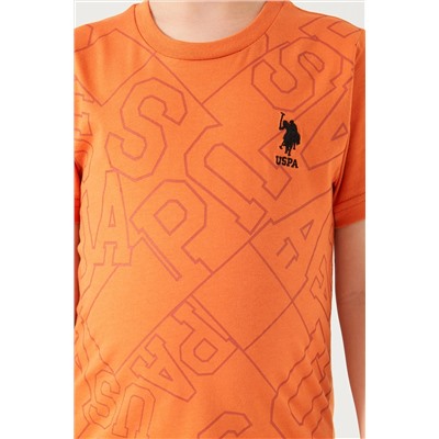 Erkek Çocuk Turuncu Pijama Takımı