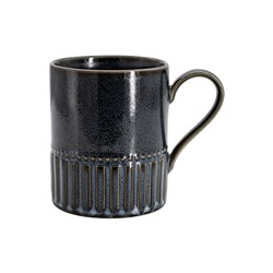 Кружка, 400 мл, фарфор P, черно-синяя, в крапинку, Black Kitchen, 62760