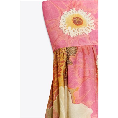 FLORAL PRINT DRESS ZW COLLECTION