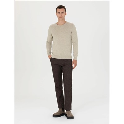 Kum Melanj Slim Fit Basic Kazak
