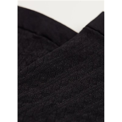 Kurze Socken mit Rautenmuster Eco