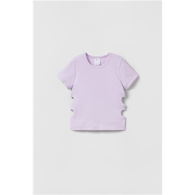 CAMISETA RIB CUT OUT CORAZONES