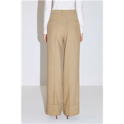 Pantalón palazzo Beige