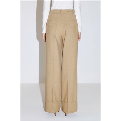 Pantalón palazzo Beige