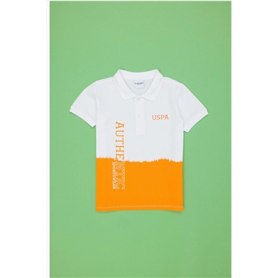 Erkek Çocuk Turuncu Polo Yaka Tişört