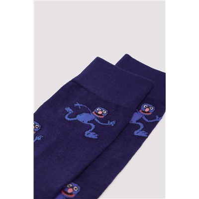 Calcetín Barrio Sesamo Monstruo de las Galletas