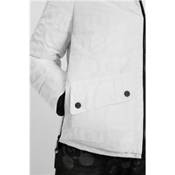 Chaqueta acolchada corta capucha