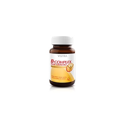 В-КОМПЛЕКС И ЖЕНЬШЕНЬ ОТ VISTRA 30 КАПСУЛ / VISTRA B-COMPLEX PLUS GINSENG 30 CAPSULES