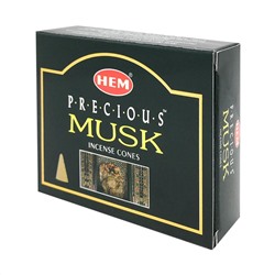 HEM  Precious Musk Cones Благовоние-конус Мускус 15 г