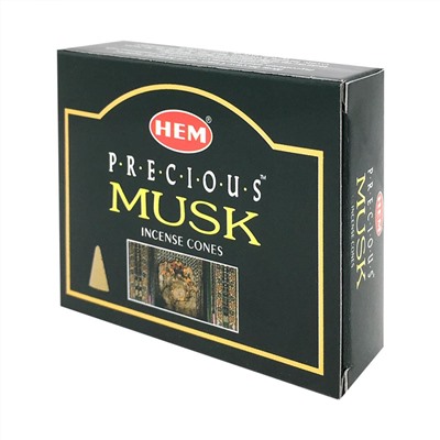 HEM  Precious Musk Cones Благовоние-конус Мускус 15 г