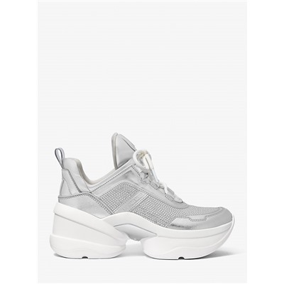Olympia Crystal Embellished Trainer
