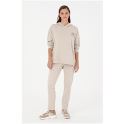 Kadın Taş Kapüşonlu Sweatshirt