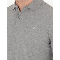 Gri Melanj Slim Fit Basic Sweatshirt