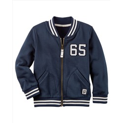 Fleece Baseball Jacket