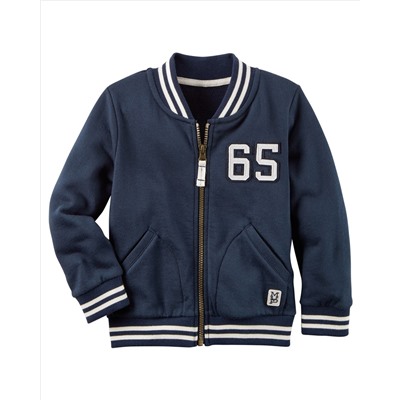 Fleece Baseball Jacket