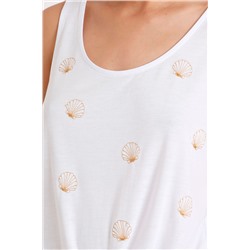 Camiseta de tirantes Blanco