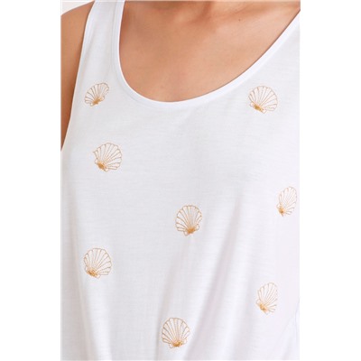 Camiseta de tirantes Blanco