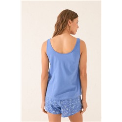 Pijama tirantes azul marino Garfield