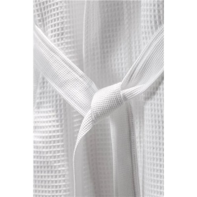 Blois %100 Pamuk Unisex Bornoz - Beyaz - Lüks Koleksiyon