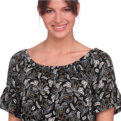 Damen Kleid mit Carmenausschnitt