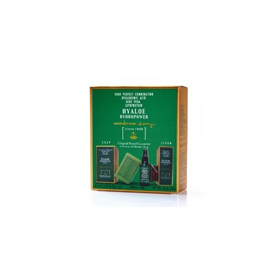 Мыло и сыворотка с алоэ вера для сухой кожи (сыворотка 30 ml и мыло 80 гр) / HYALOE HYDROPOWER Set Madame Heng