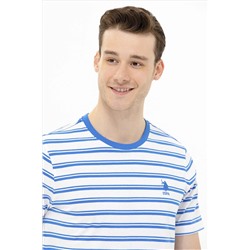 Erkek Saks Polo Yaka Tişört